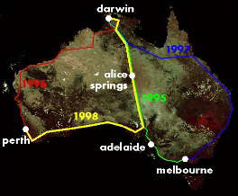 Carte d'australie